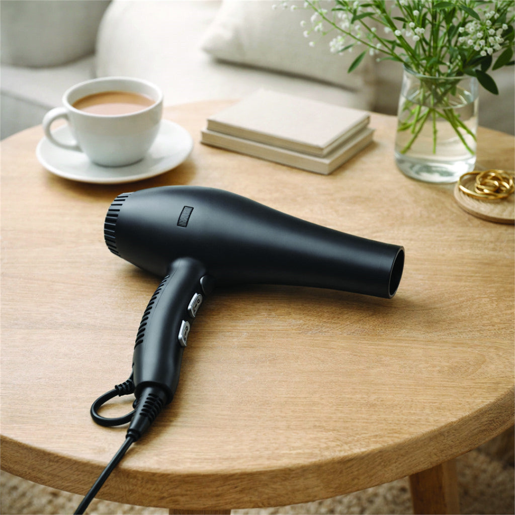 Roomwell Neo Plus Hair Dryer Black - lifestyle