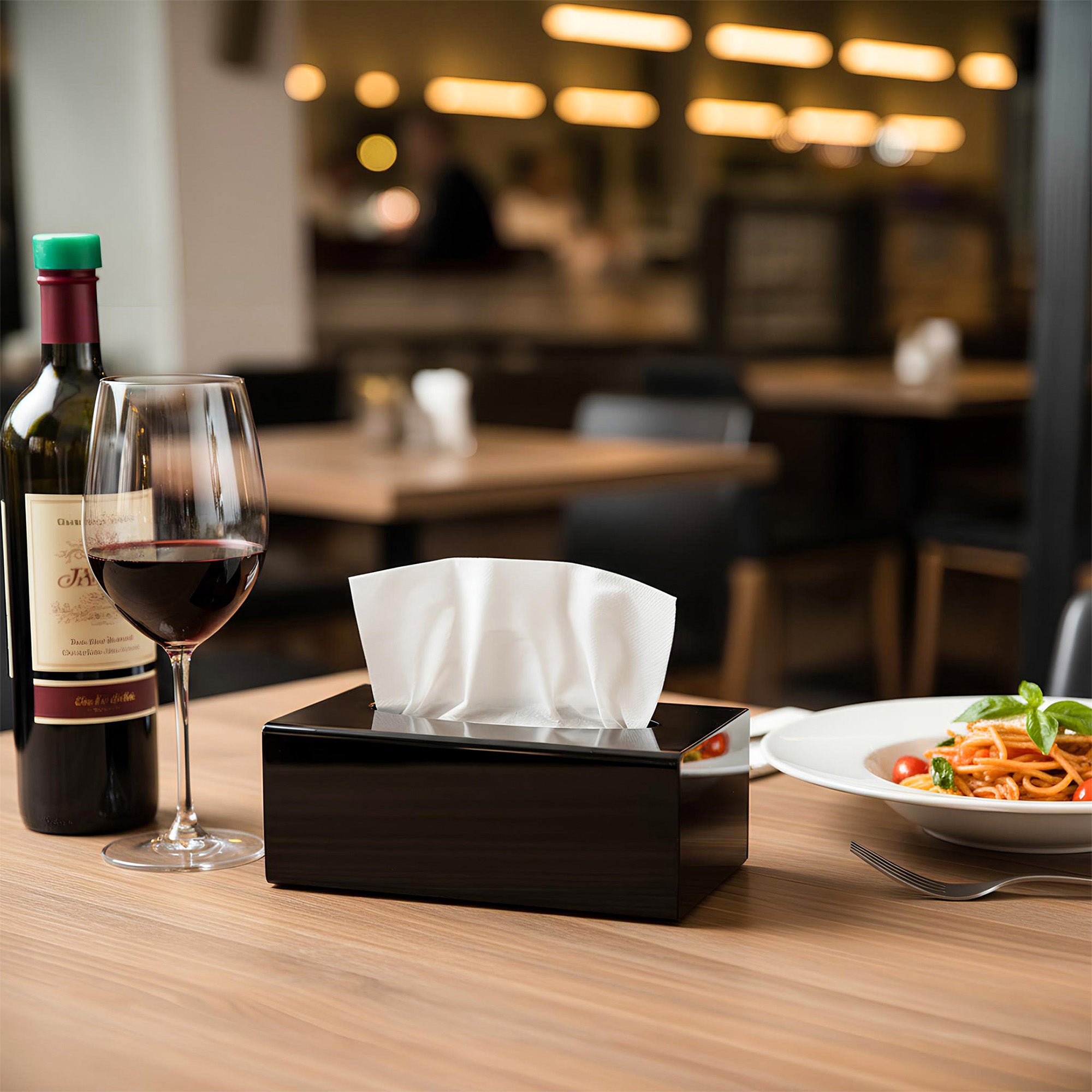 Roomwell, Aura Tissue Box, Rectangular, ABS Plastic