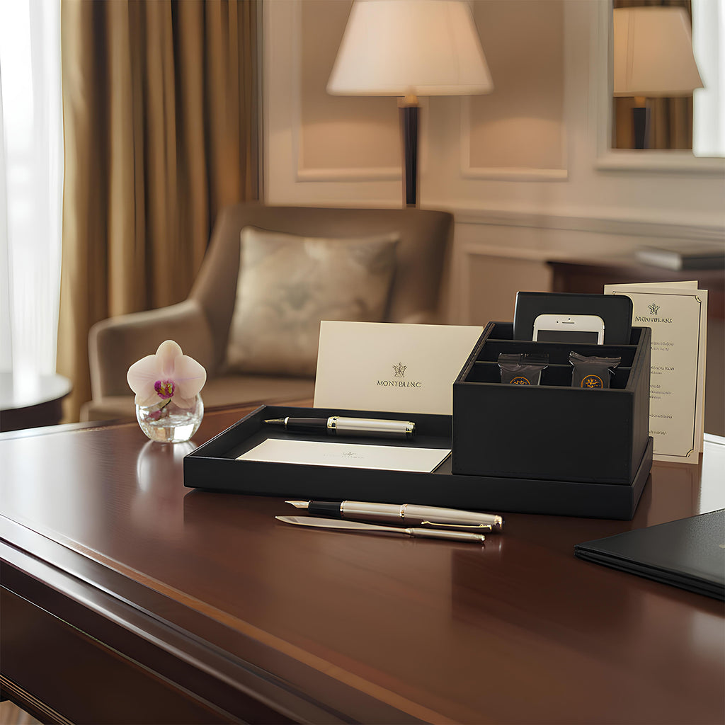 Roomwell, Artisan Tray with Condiment Holder, Wooden