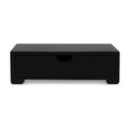 Roomwell, Amenity Drawer Box, Black Wood, 45 × 20 Cm