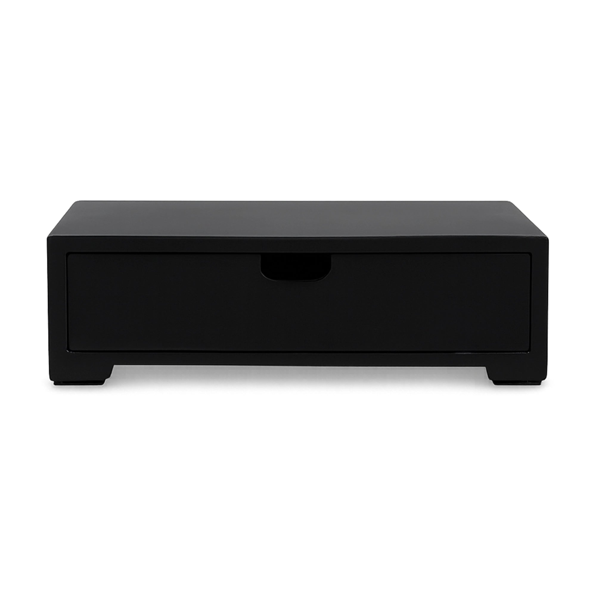 Roomwell, Amenity Drawer Box, Black Wood, 45 × 20 Cm