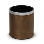 Roomwell, Waste Bin, 10 L Capacity, Round, Brown, 27 Cm Height