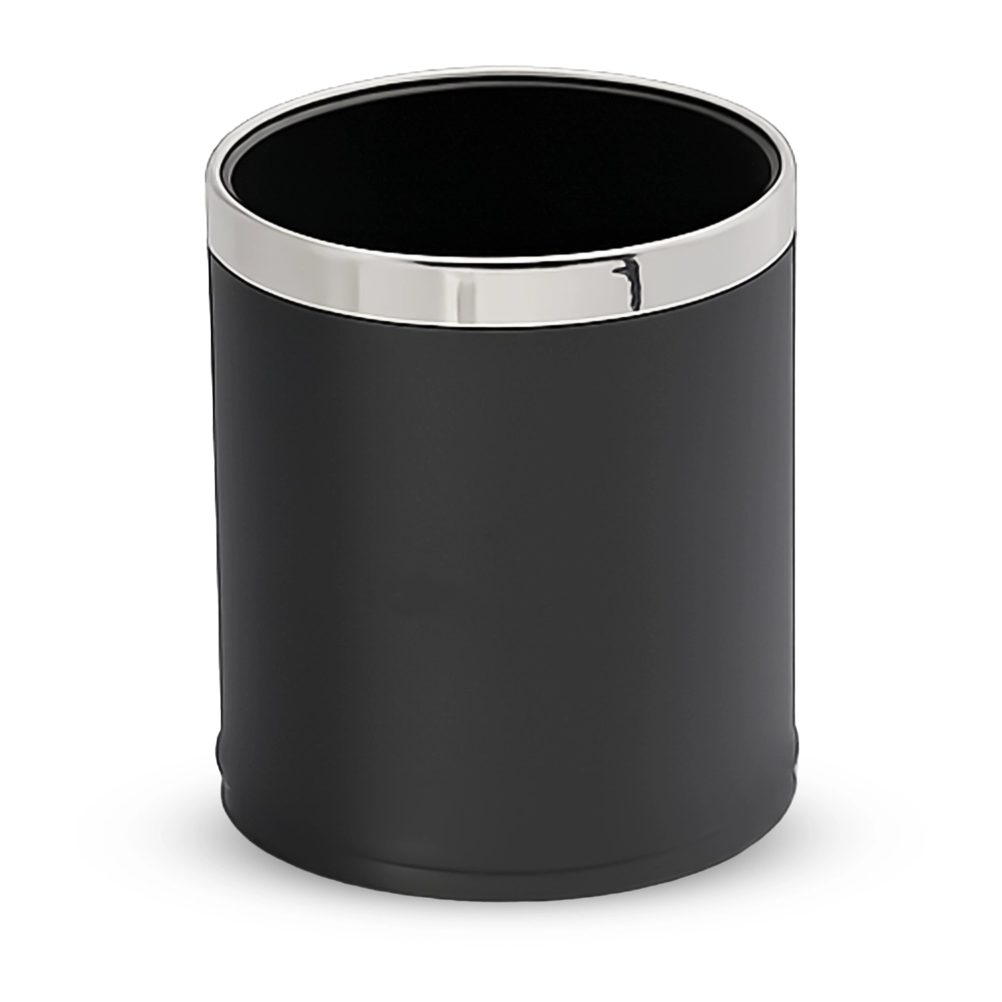 Roomwell, Waste Bin, 10 L Capacity, Round, Black, 27 Cm Height