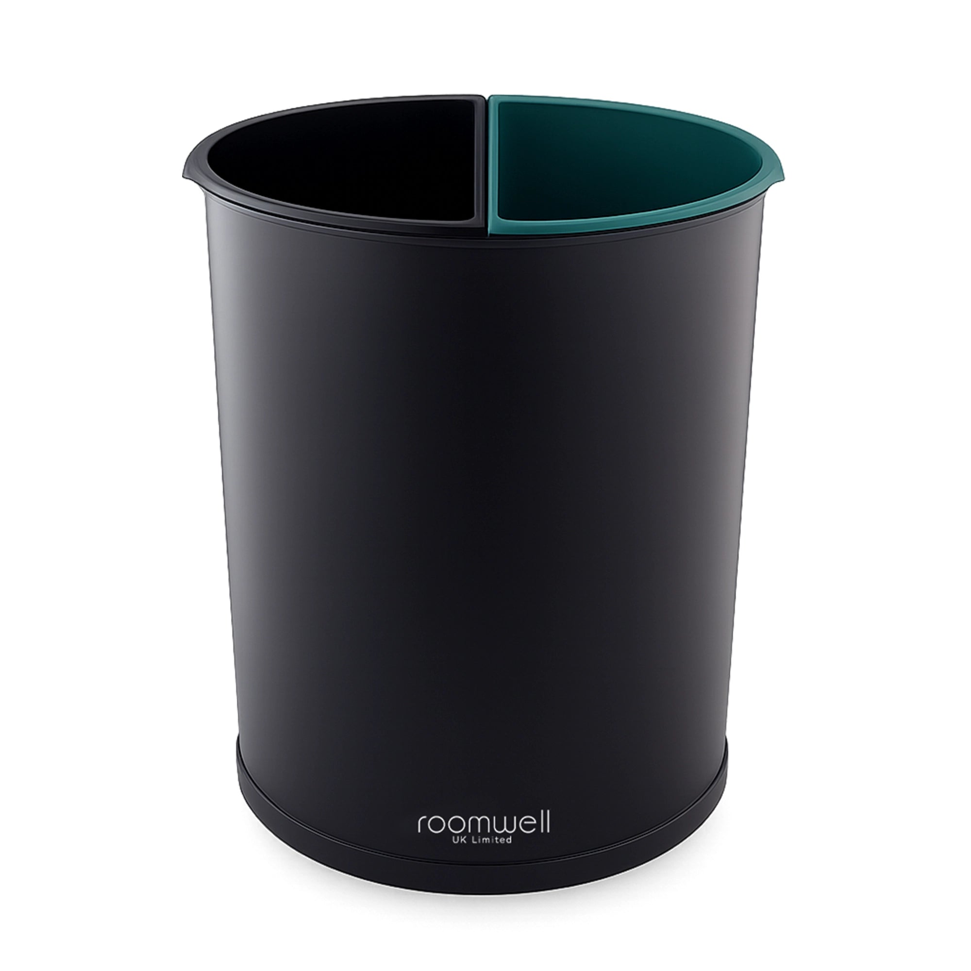 Roomwell, Waste Bin, Duo Design, 2 Compartments, 2x5 L Capacity, 25.5 Cm Height