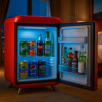 Roomwell, Compressor Minibar, 38 L, Red