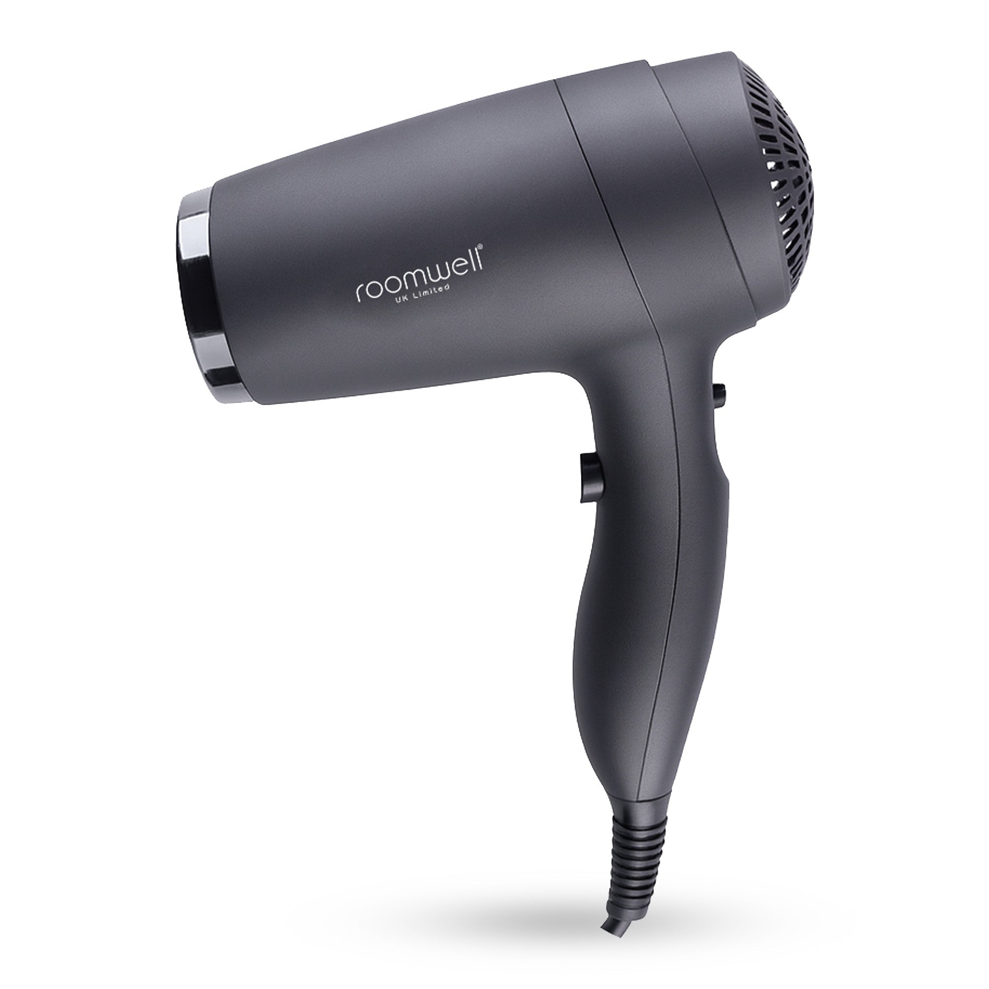 Roomwell, Classic Wall Mounted Hair Dryer, 2000W, Black