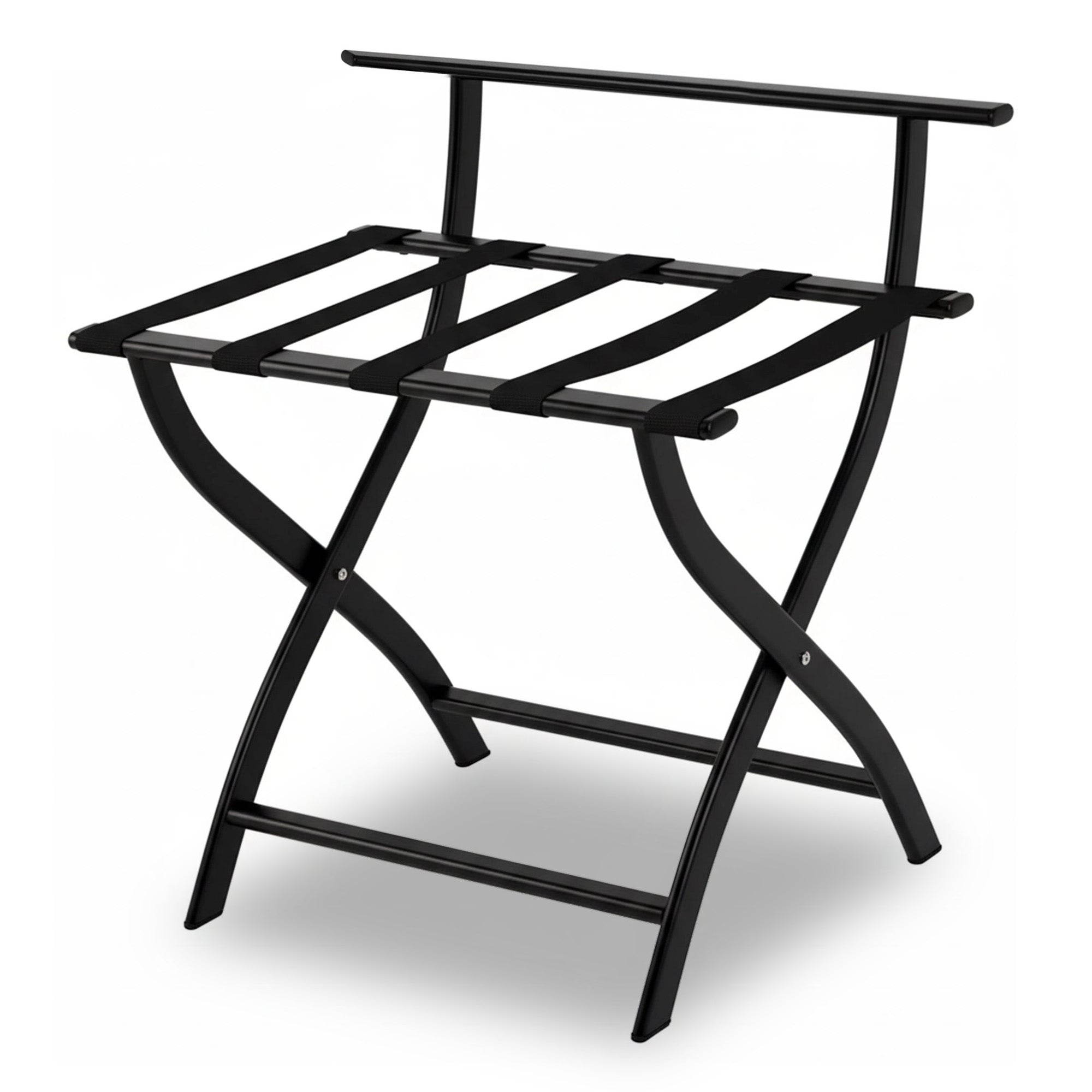 Roomwell, Elite Metal Luggage Rack, 300 kg, Black