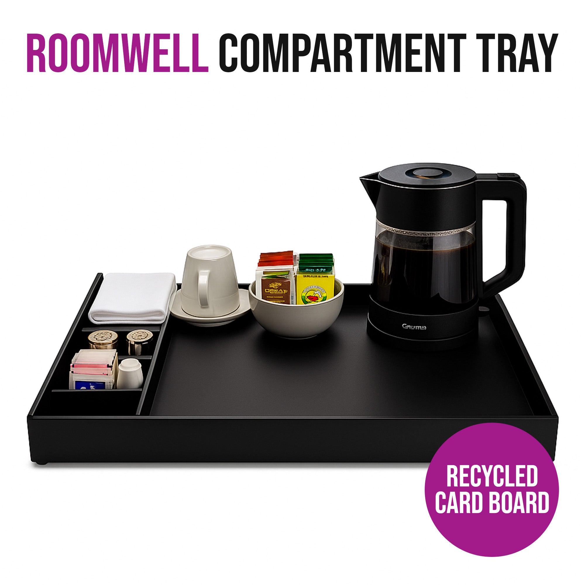 Roomwell, Manchester Compartment Tray, 3 Compartments