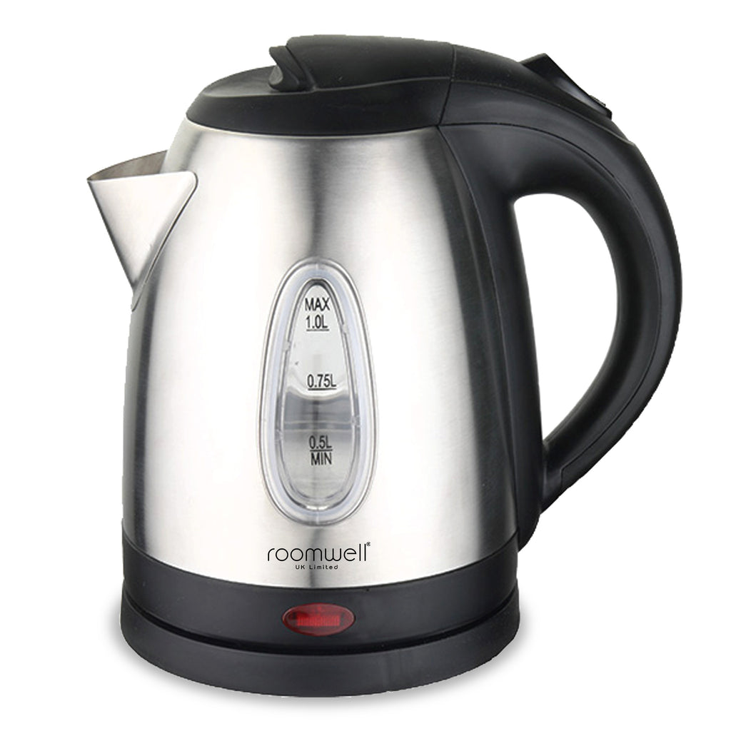 Roomwell, Rio Electric Kettle, 1L, 1850W, Silver