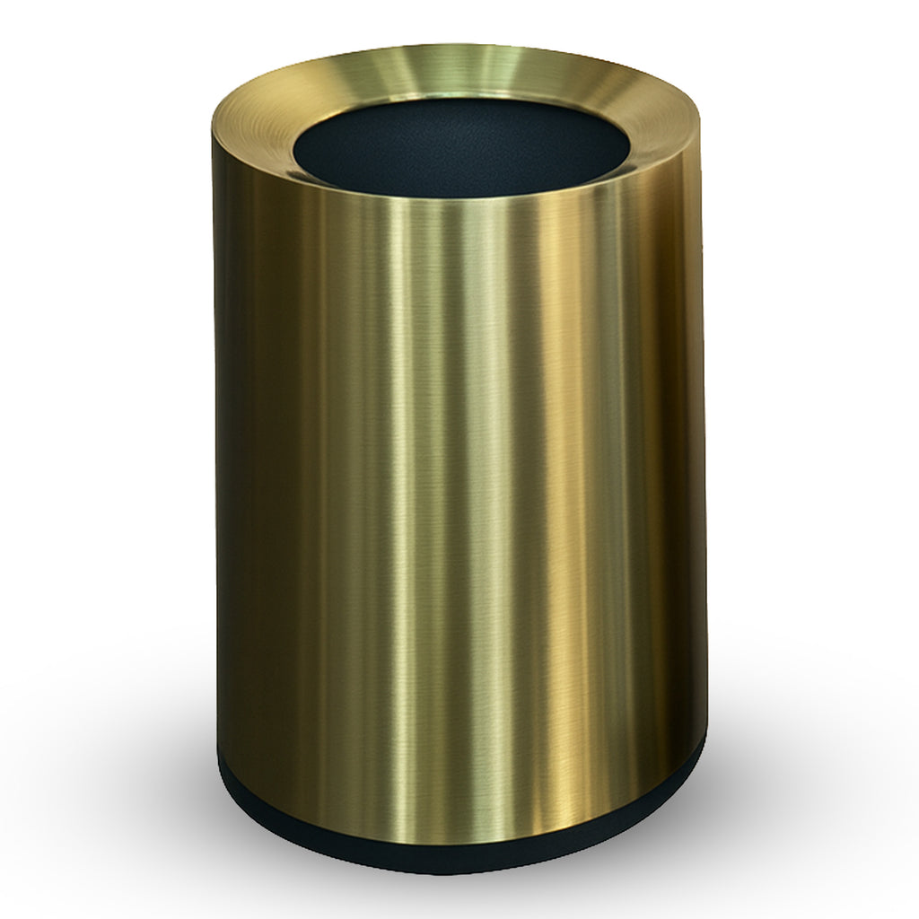Roomwell, Cello Room Waste Bin, Cylindrical, 9L, Gold