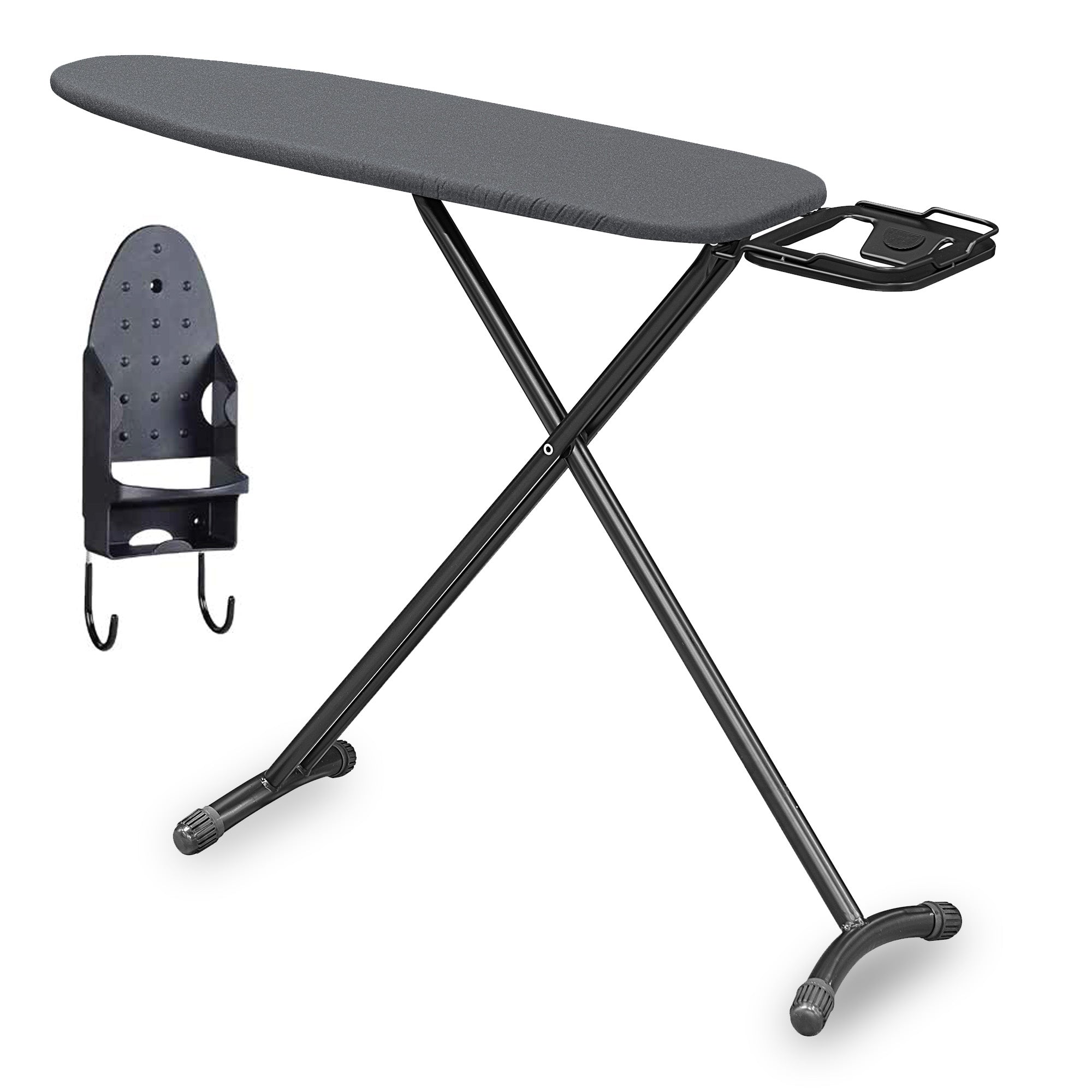 Roomwell, Classic Iron Board With Holder & Cover, 8 mm, Black