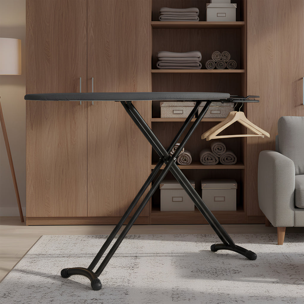 Roomwell, Classic Iron Board With Holder & Cover, 8 mm, Black