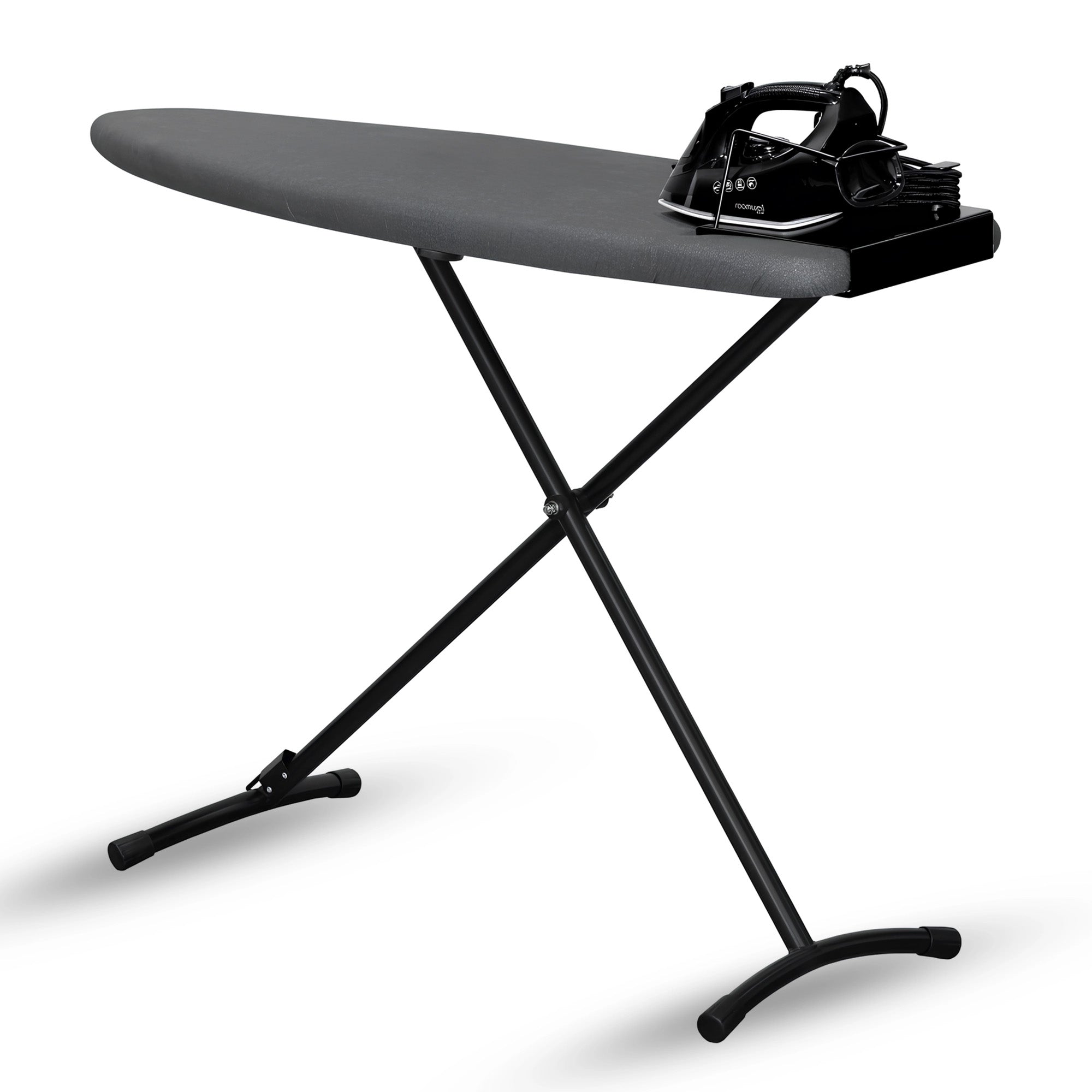 Roomwell, Prestige Ironing Board With Holder & Cover, 8 mm, Black