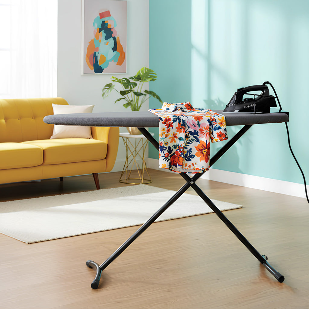 Roomwell, Prestige Ironing Board With Holder & Cover, 8 mm, Black