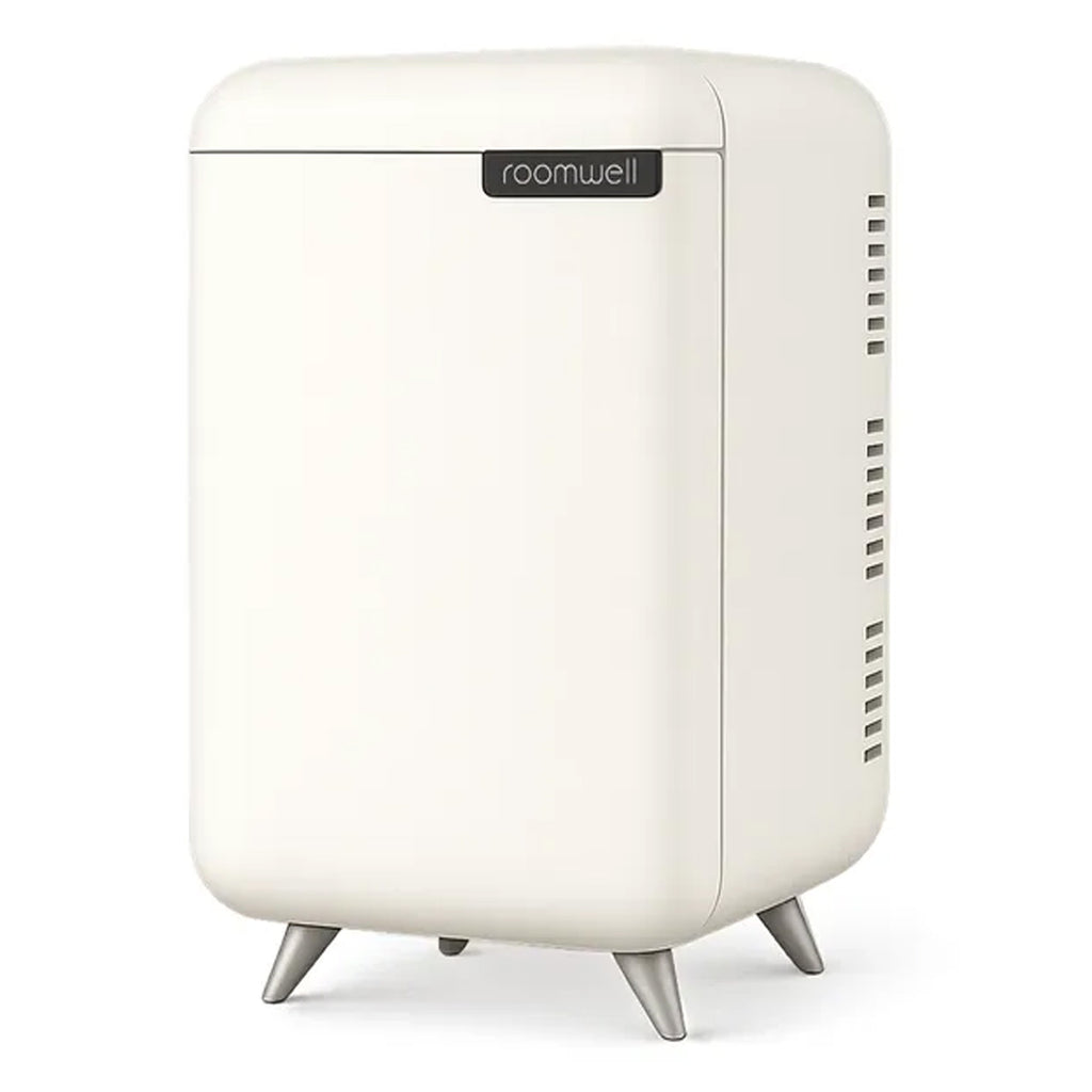 Roomwell, Retro Compressor Minibar, Solid Door, 38 L, White