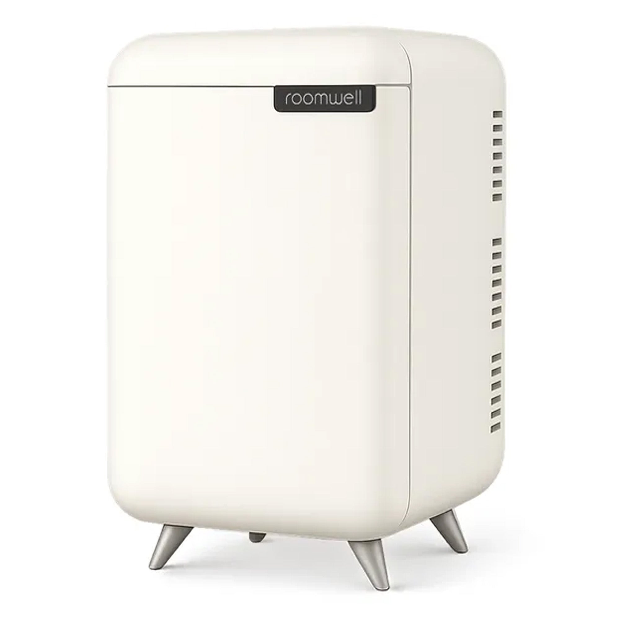 Roomwell, Retro Compressor Minibar, Solid Door, 38 L, White