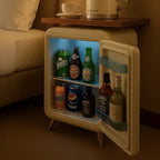 Roomwell, Retro Compressor Minibar, Solid Door, 38 L, White