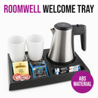 Roomwell, Spacesaver Welcome Tray, Black