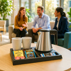 Roomwell, Spacesaver Welcome Tray, Black