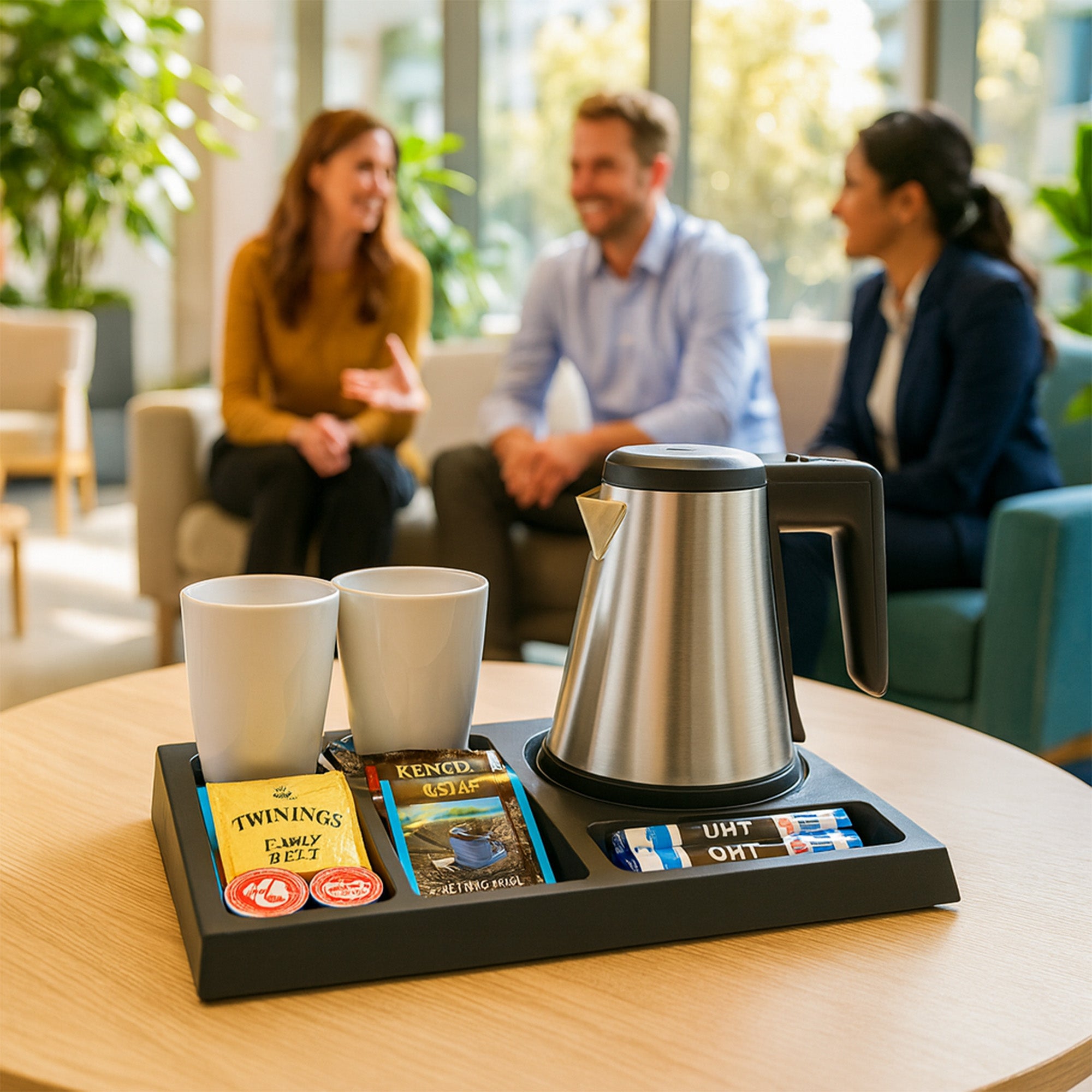 Roomwell, Spacesaver Welcome Tray, Black