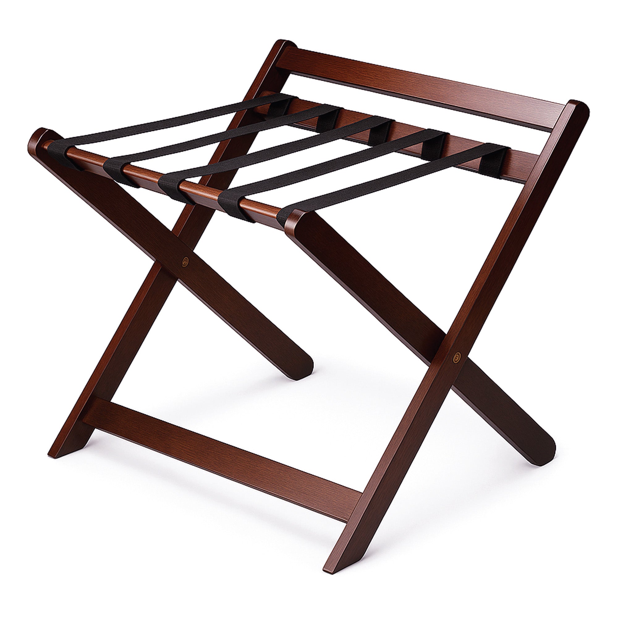 Roomwell, Cube Wooden Luggage Rack, 300 kg, Mahogany