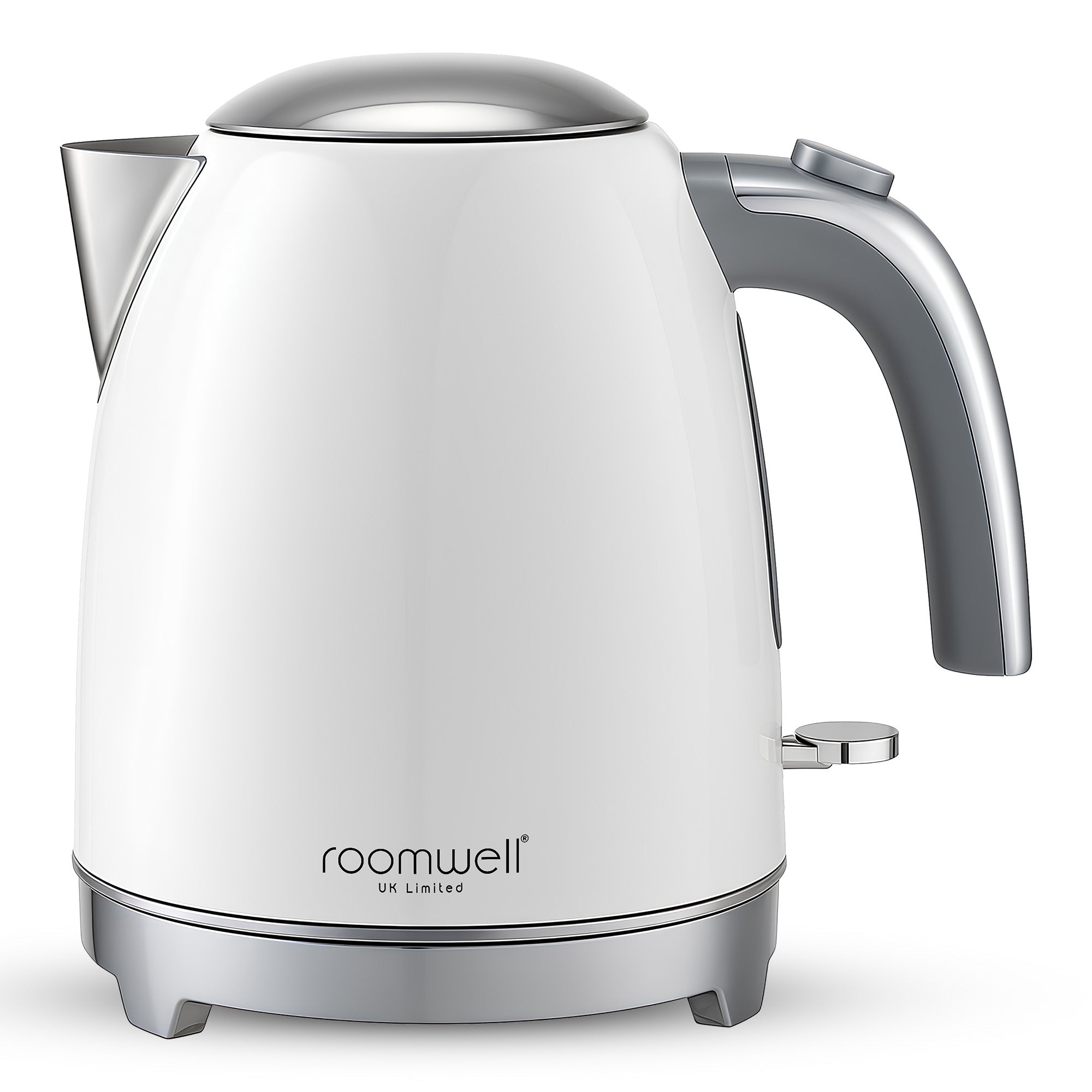 Roomwell, Retro Electric Kettle, 1L, White