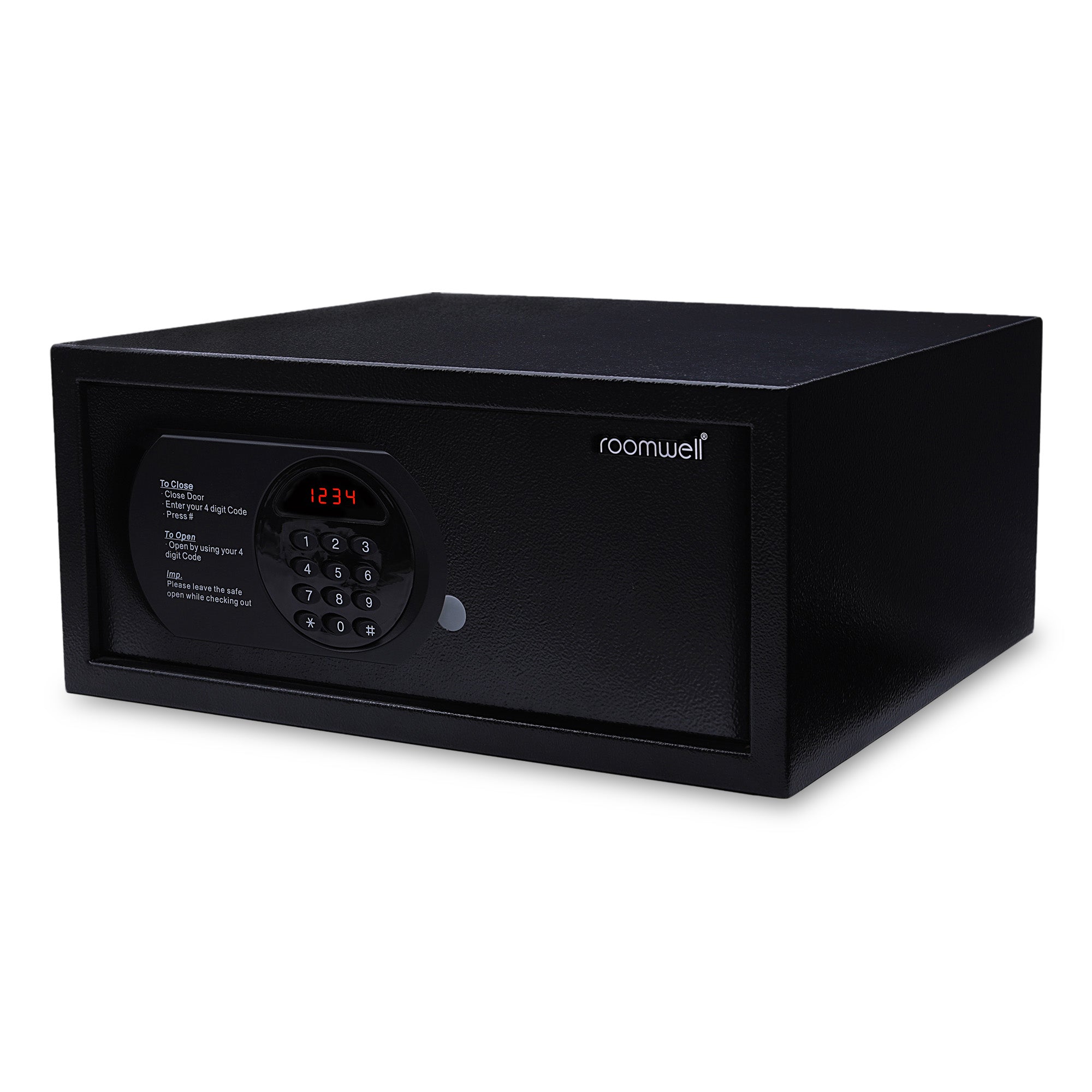 Roomwell, Pro Safe Box, Digital Display, PIN Access