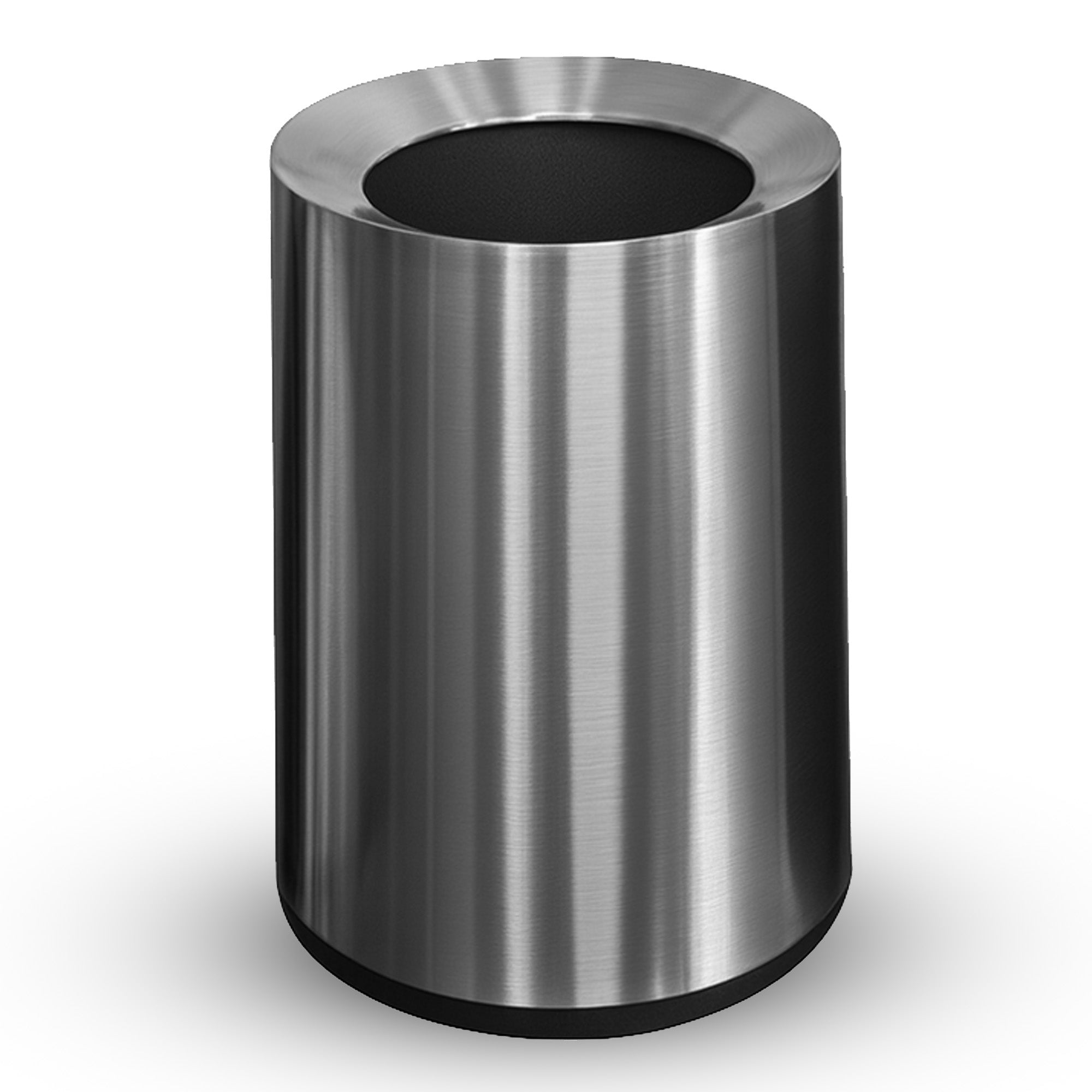 Roomwell, Cello Room Waste Bin, Cylindrical, 9L, Silver