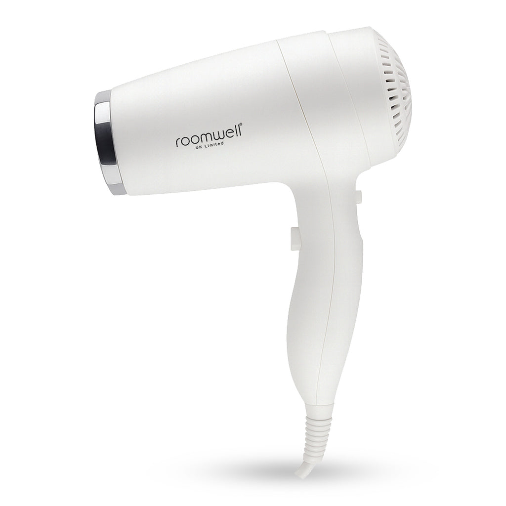 Roomwell, Classic Wall Mounted Hair Dryer, 2000W, White