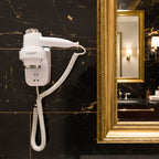 Roomwell, Classic Wall Mounted Hair Dryer, 2000W, White