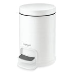 Roomwell, Action Round Pedal Waste Bin, Round, 5L, White