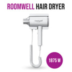 Roomwell, Winzi Wall Mounted Hair Dryer, 1875W, White