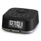 Roomwell, Vyro Plus Digital Bluetooth Speaker, Wireless Charging, Alarm Clock
