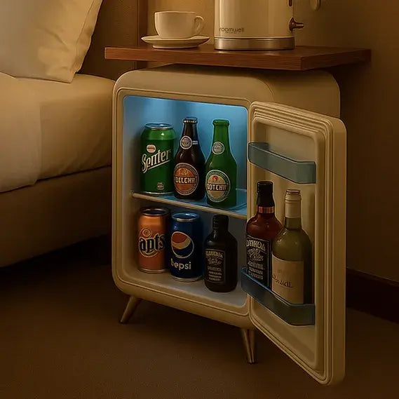 Roomwell, Minibar, 40 L Capacity, 2 Shelves, 65.5 Cm Height