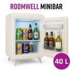 Roomwell, Minibar, 40 L Capacity, 2 Shelves, 65.5 Cm Height