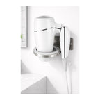 Roomwell, Classic Hairdryer Foldable With Ring, White - front view
