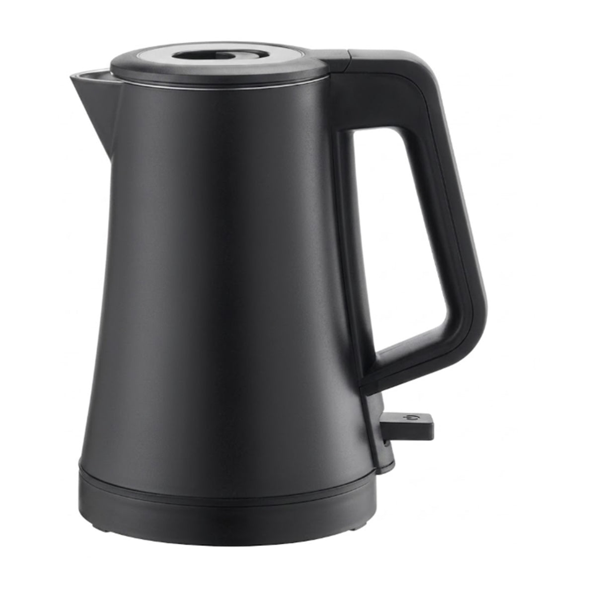 Roomwell, Mira Double Wall Kettle, 0.6L, Black - front view