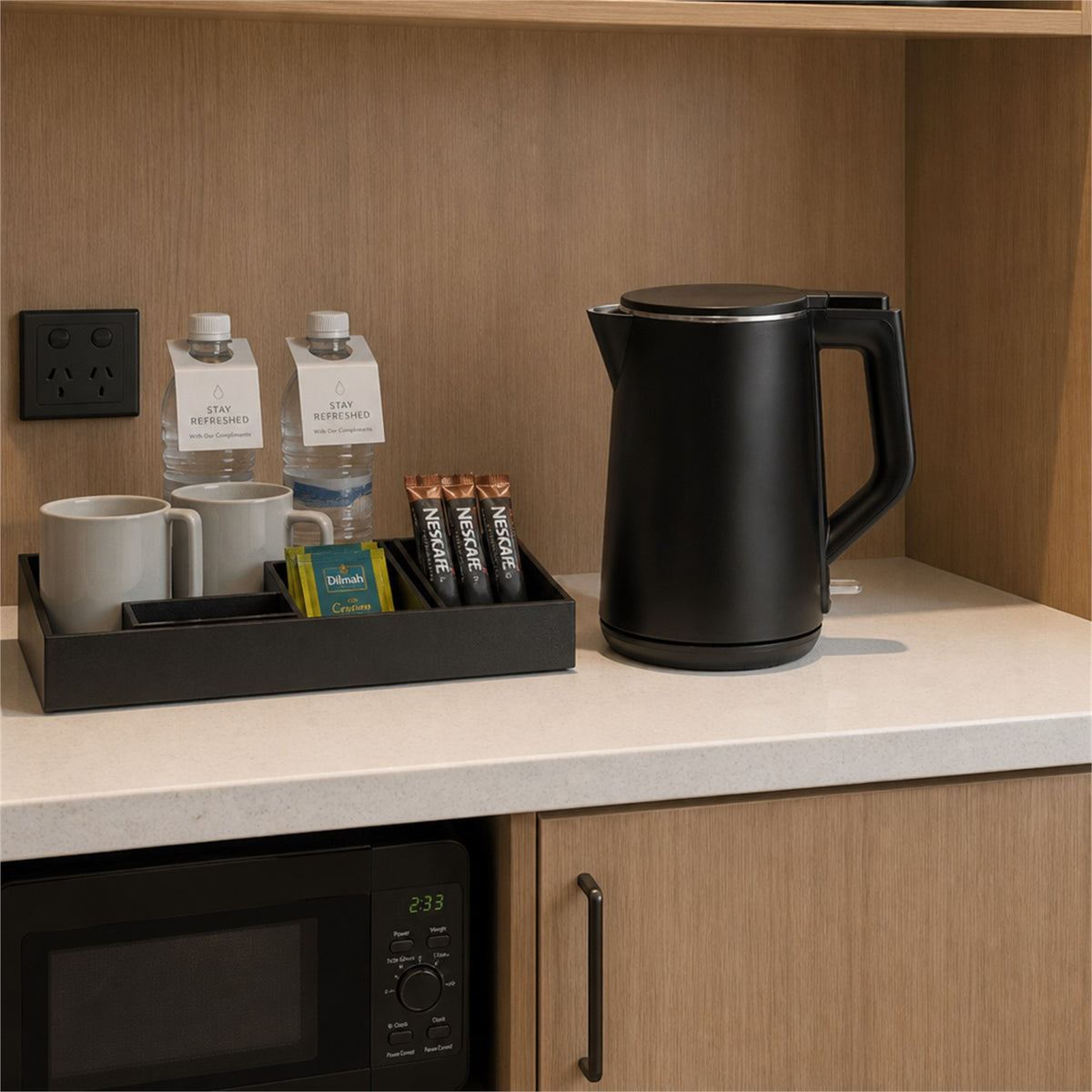 Roomwell, Uno Kettle, 1.0L - hotel room view 3