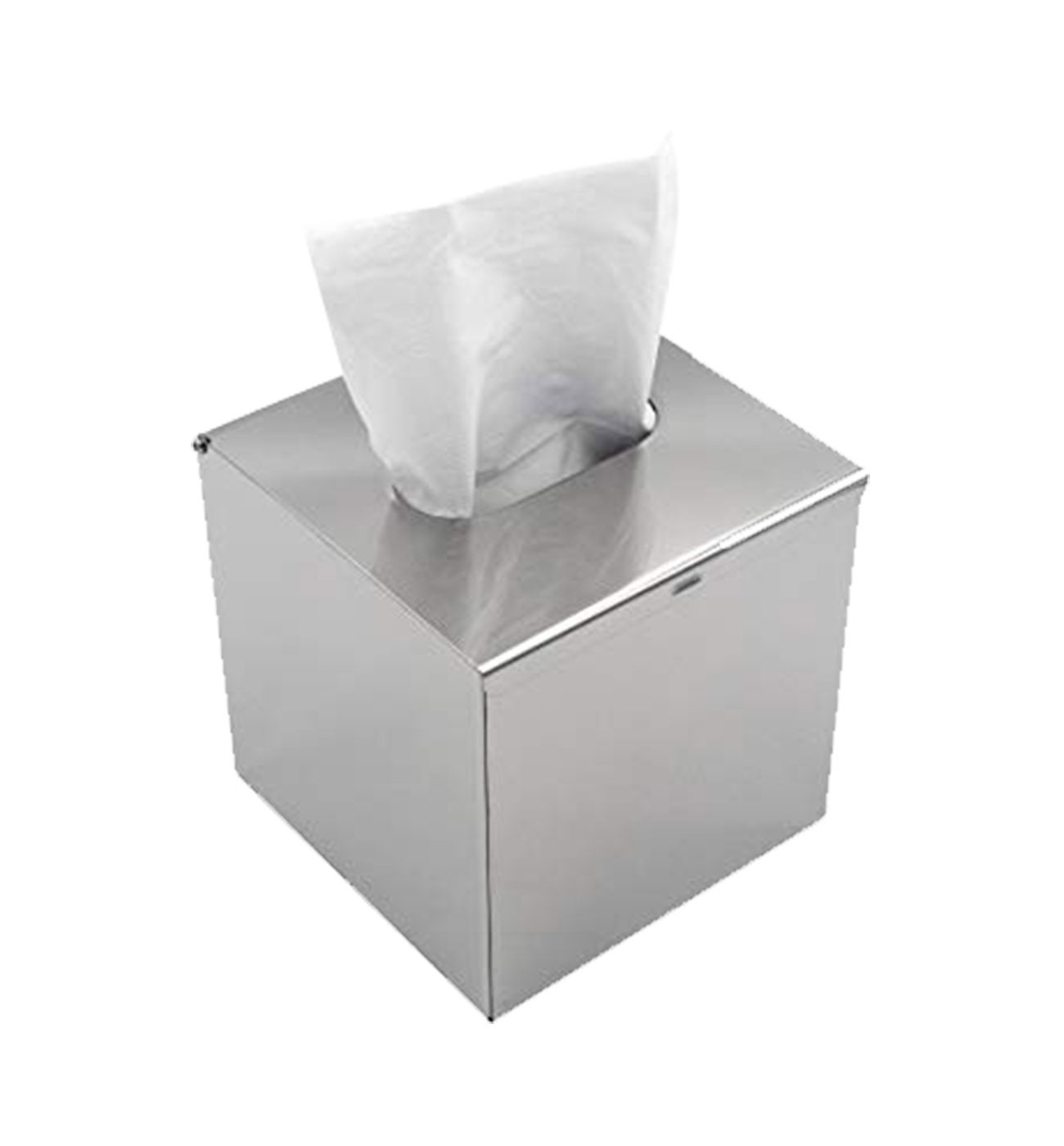 STAINLESS SQUARE TISSUE BOX HOLDER Roomwell